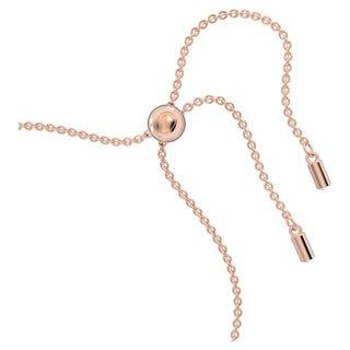 Una bracelet
Heart, Small, White, Rose-gold tone plated