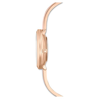 Crystalline Delight watch
Swiss Made, Metal bracelet, Pink, Rose gold-tone finish