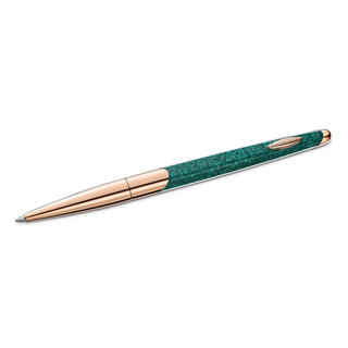 Crystalline Nova Ballpoint Pen, Green, Rose-gold tone plated